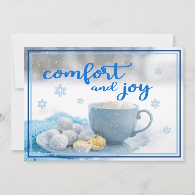 Comfort And Joy Flat Card (Front)