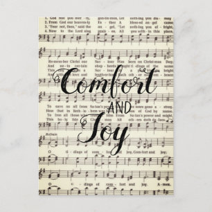 Comfort and Joy Postcard