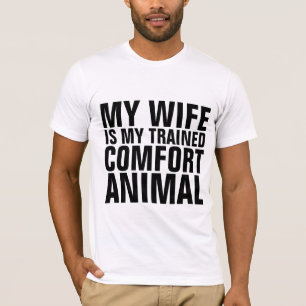 COMFORT ANIMAL FUNNY T-SHIRTS FOR HUSBAND