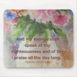 Comfort Bible quote Mouse Mat