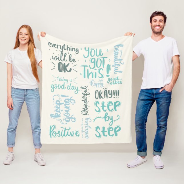 Comfort Care Get Well Soon Gifts Personalised  Fleece Blanket (In Situ)