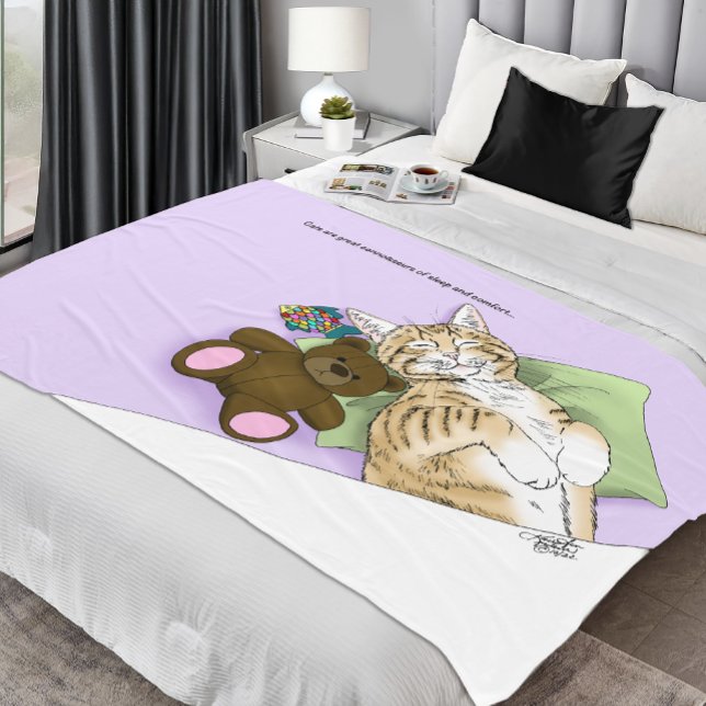 Comfort Cat Purple Blanket (Creator Uploaded)