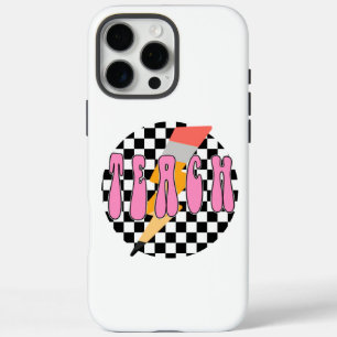 Comfort Colours Chequered Teach Shirt, Retro Penci iPhone 16 Pro Max Case