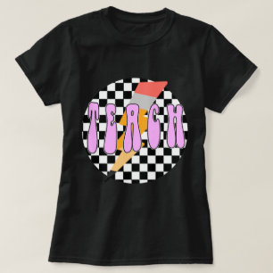 Comfort Colours Chequered Teach Shirt, Retro Penci T-Shirt