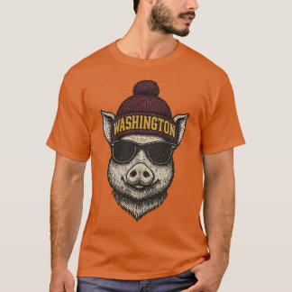Comfort Colours Washington Football Mascot T-Shirt