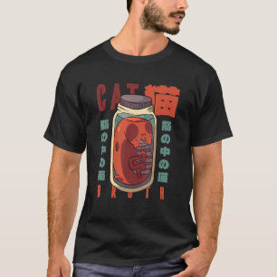 Comfort Food  s Delight Cat in Mason Jars T-Shirt