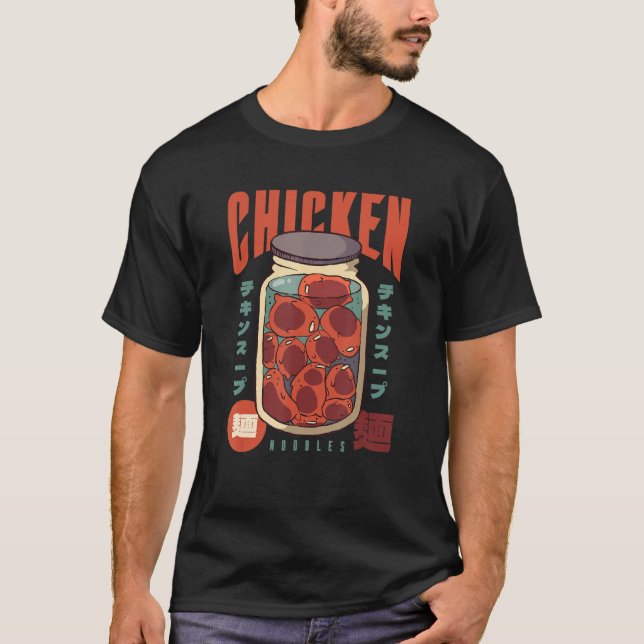 Comfort Food  s Delight Chicken Noodles in Mason J T-Shirt (Front)