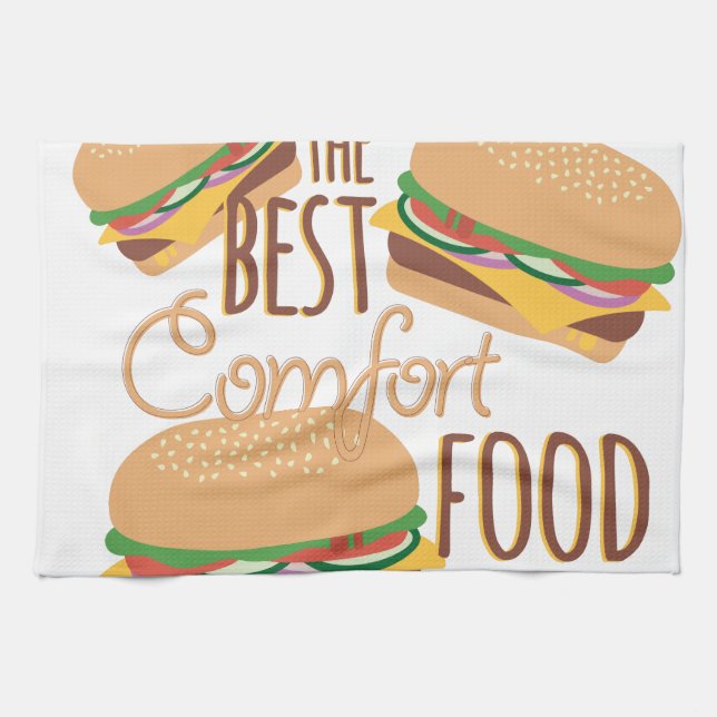 Comfort Food Tea Towel (Horizontal)