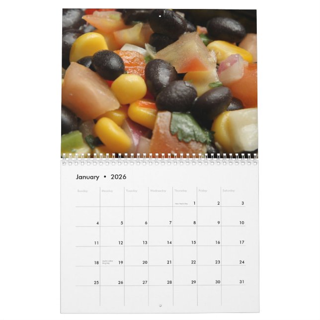 Comfort Foods Calendar (Jan 2026)