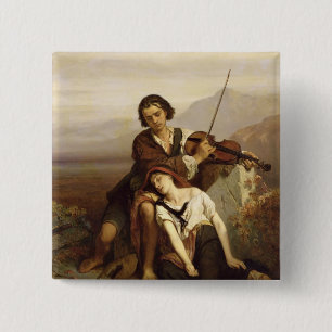 Comfort in Grief, c.1852 15 Cm Square Badge