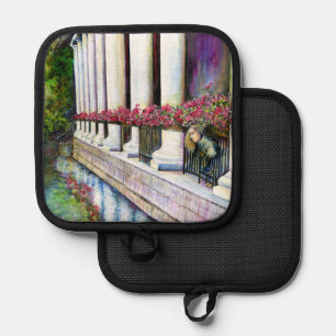 Comfort is the Enemy of Progress Pot Holder