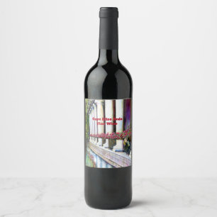 Comfort is the Enemy of Progress Wine Label