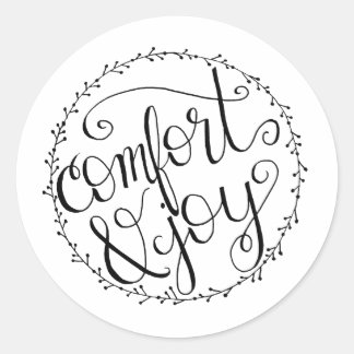 Comfort & Joy Christmas Sticker