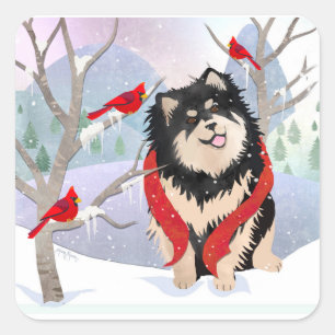 COMFORT & JOY Finnish Lapphund stickers
