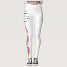 Comfort Meets Courage LK Logo Leggings 
