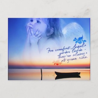 comfort of angels postcard