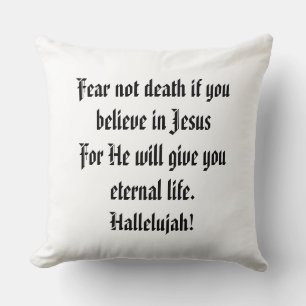 COMFORT PILLOW SYMPATHY AFRAID THE LORD