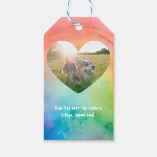 Comfort Remembrance Customizable Pet Sympathy  Gift Tags
