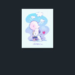 Comfort & Security | Charlie & Snoopy Hug Canvas Print<br><div class="desc">Check out this super cute Peanuts design featuring Charlie Brown and Snoopy.</div>
