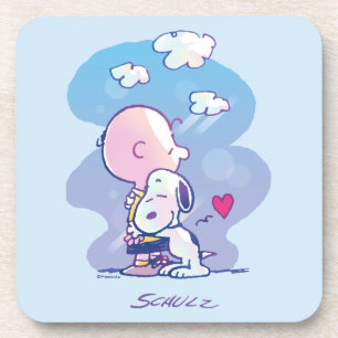 Comfort & Security Charlie & Snoopy Hug Coaster