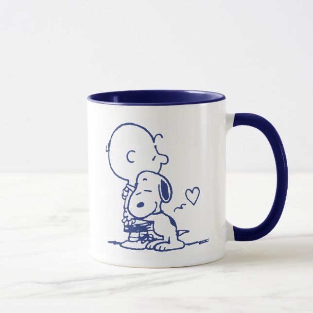 Comfort & Security | Charlie & Snoopy Hug Mug (Right)