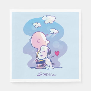 Comfort & Security   Charlie & Snoopy Hug Napkin
