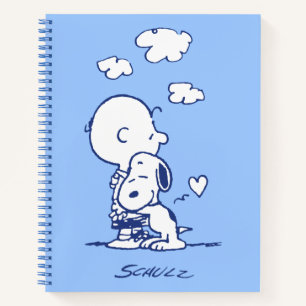 Comfort & Security   Charlie & Snoopy Hug Notebook