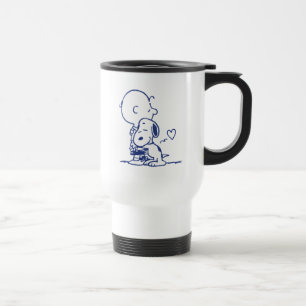 Comfort & Security   Charlie & Snoopy Hug Travel Mug