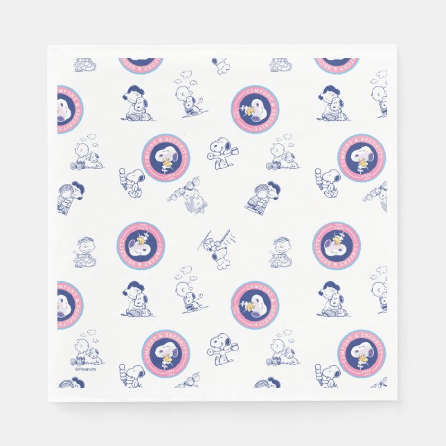 Comfort & Security | Comfort & Security Pattern Napkin (Front)