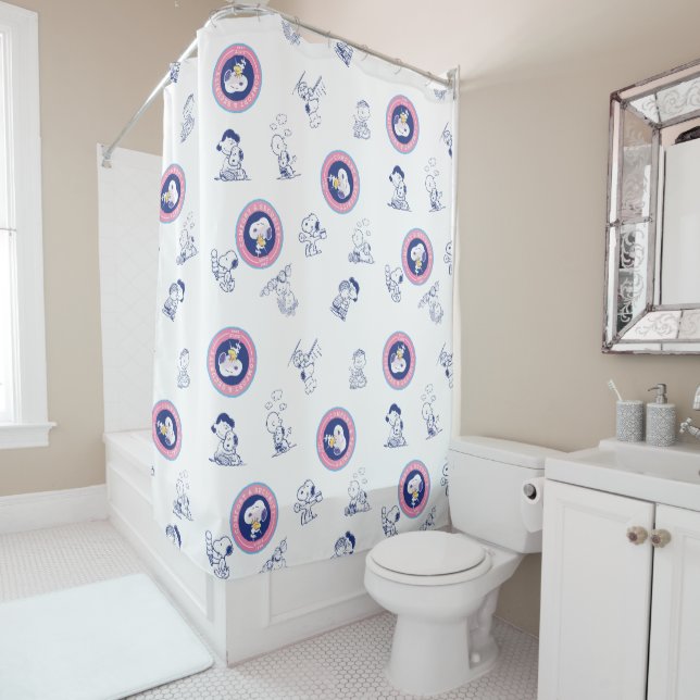 Comfort & Security | Comfort & Security Pattern Shower Curtain (In Situ)