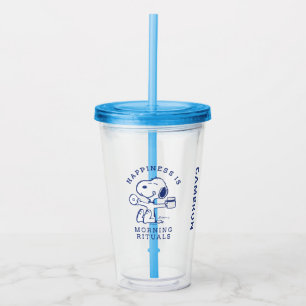 Comfort & Security   Happiness is Morning Rituals Acrylic Tumbler