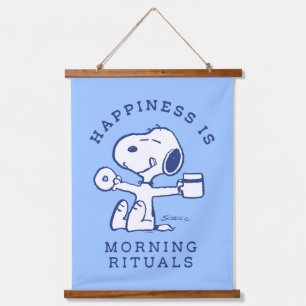 Comfort & Security   Happiness is Morning Rituals Hanging Tapestry
