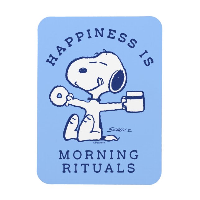 Comfort & Security | Happiness is Morning Rituals Magnet (Vertical)