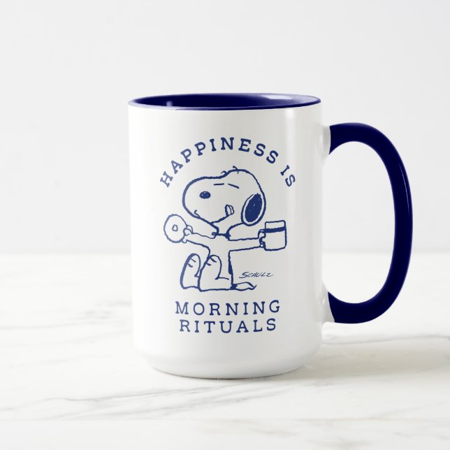 Comfort & Security | Happiness is Morning Rituals Mug (Right)