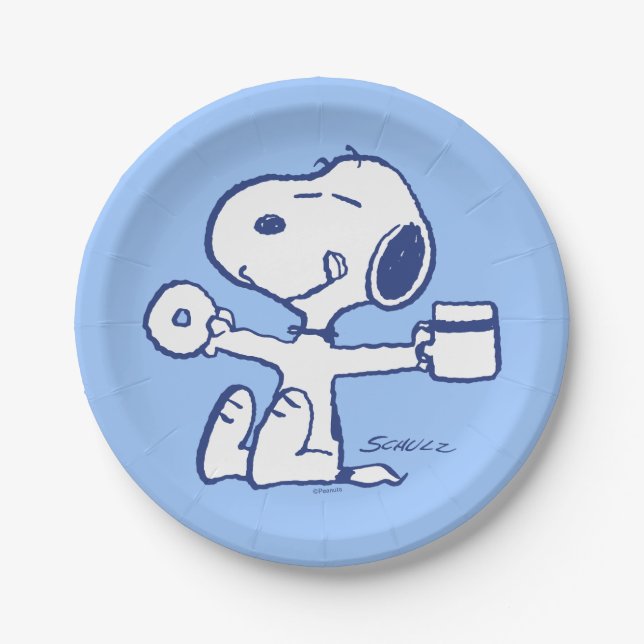 Comfort & Security | Happiness is Morning Rituals Paper Plate (Front)