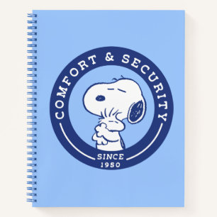Comfort & Security   Snoopy & Woodstock Hug Notebook