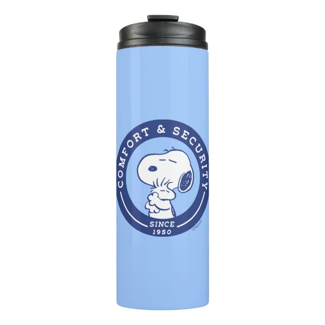 Comfort & Security | Snoopy & Woodstock Hug Thermal Tumbler (Front)