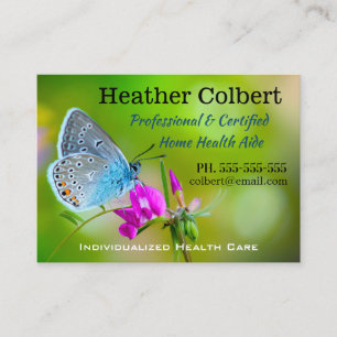 Comfort Wings Caregiver Business Card