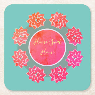 Comfortable and pretty  paper coaster