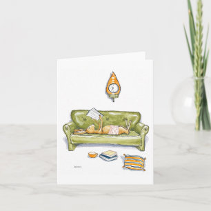 Comfortable Hare Card