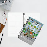 Comfortable Place Planner<br><div class="desc">A comfortable place depicted by this design of a cosy spot to write down all your plans for the rest of the year. There is plenty of room for personalisation on the front.  Original design by Night Owl's Menagerie,  2023.</div>