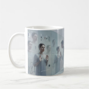 Comfortably Numb Glass Wall Floating Soul Mug