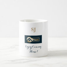 Comforting Gold Key Blue Spruce Realtor Mug