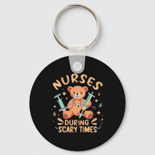 Comforting Nurses Design with Teddy Bears and Nurs Key Ring