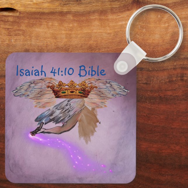 comforting scripture key ring (Back)