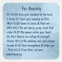 Comforting Scriptures for Anxiety Stress Worry
