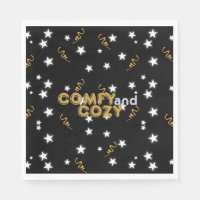 Comfy and Cosy New Year's Eve Paper Plates