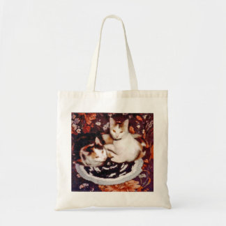 Comfy Sister Cats Tote Bag