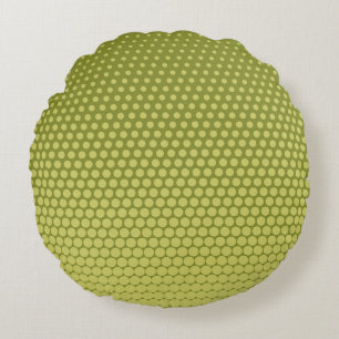 Comic background. Halftone dotted retro pattern wi Round Cushion