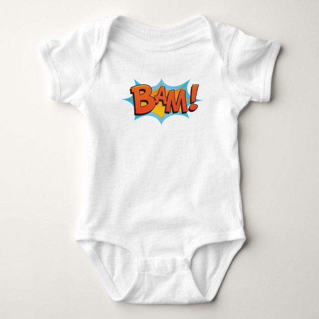Comic BAM! Baby Bodysuit (Front)